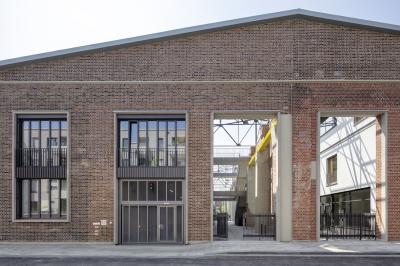 Fassade Nordgiebel (Bestand nach Sanierung)