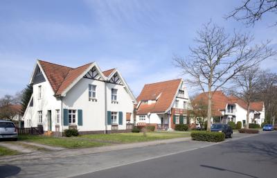 Straßenzug der Siedlung Teutoburgia