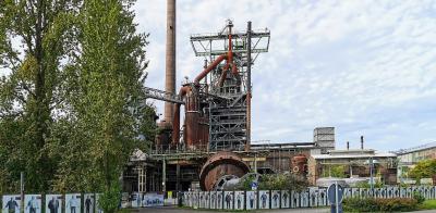 Eingang am Stahlwerksplatz im Norden der Zeche