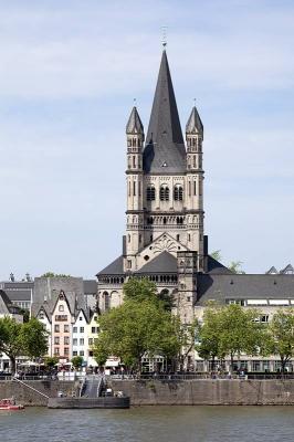 Rheinansicht Groß St. Martin