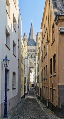 Gassenansicht Groß St. Martin