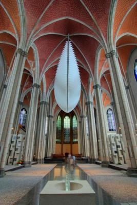 Innenansicht mit Blick zum Chor