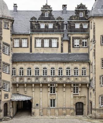 Nordostflügel, Hofseite