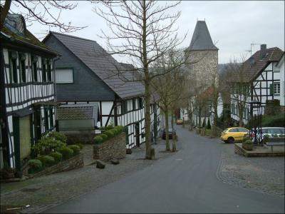 Fachwerkhäuser im Ortskern