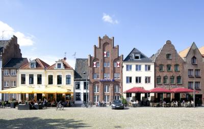 Bürgerhäuser am Markt im Historischen Stadtkern Kalkar