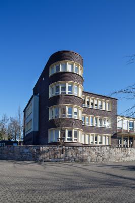 Datteln, Comenius-Gymnasium, halbrunder Anbau