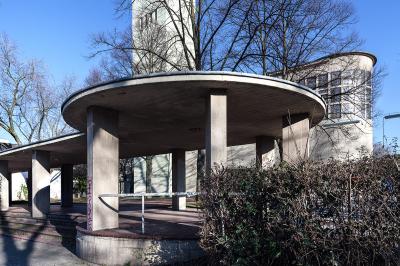 Dortmund, Nicolaikirche, Blick auf den Laubengang