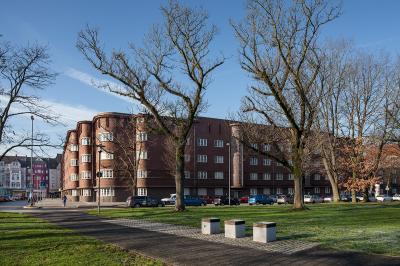 Herne-Wanne-Eickel, Siedlung Roter Block, Ansicht Wibbeltstr.