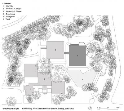 Lageplan Josef Albers Museum Quadrat
