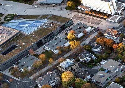Luftbild Abgeordneten-Wohnhäuser Bonn