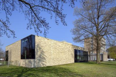 Südostecke des Neubaus Franz-Hitze-Haus