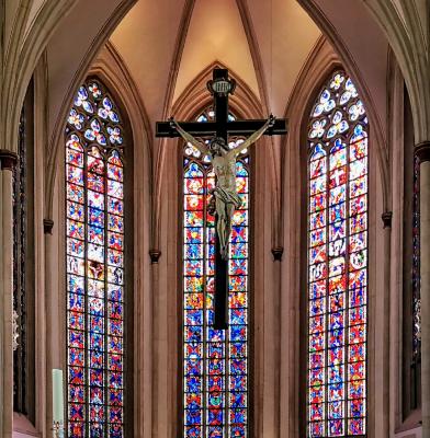 Kreuz im Chor der Überwasserkirche 