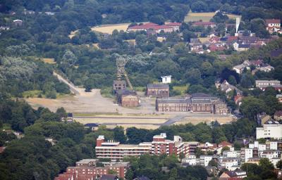Luftbild der Zeche Ewald Fortsetzung