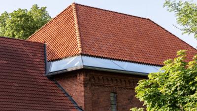 Neue Atelierräume, Fensterband Dachstuhl