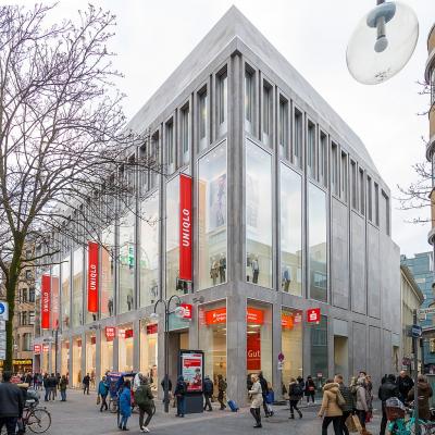 Geschäftshaus Hohe Straße Köln, Ansicht Gürzenichstraße Ecke Große Sandkaul