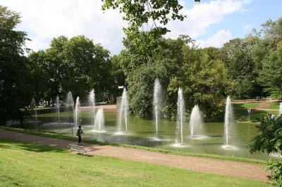 Wasserspiele im Stadtpark Bochum
