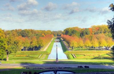 Blick über den Prinz-Moritz-Kanal im Neuen Tiergarten Kleve
