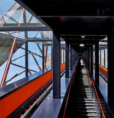 Treppe zum Besucherzentrum