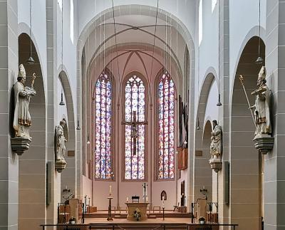 Chor der Abteikirche von innen