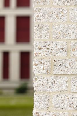 Justizzentrum - Neubau Staatsanwaltschaft; Detailansicht des Betonsteins