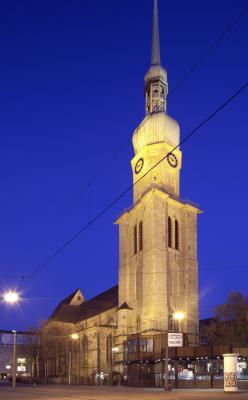 Turmansicht St. Reinoldi Dortmund abends