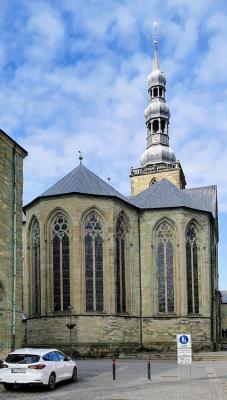 Gotischer Chor von außen, St. Petri Soest