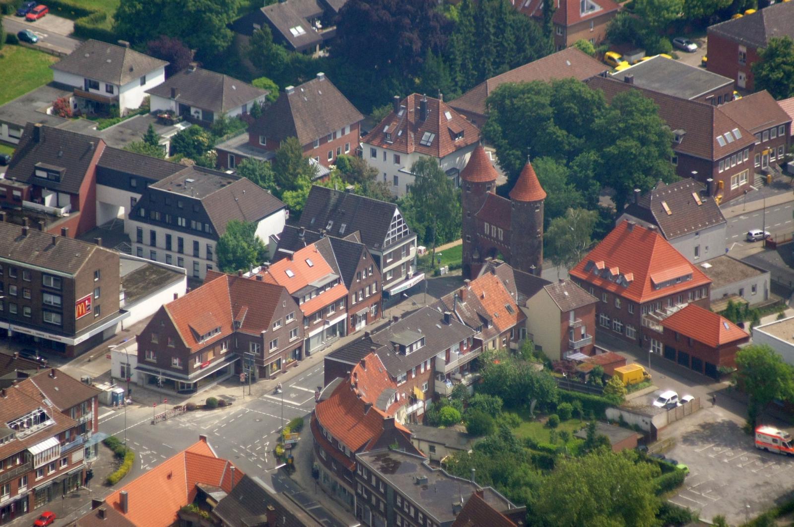 Lüdinghauser Tor von oben