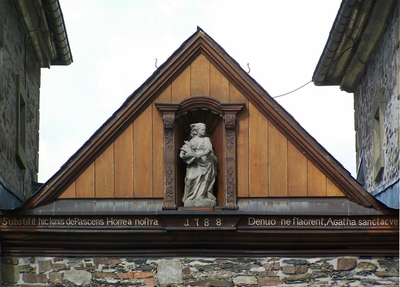 Torhausgiebel Innenseite