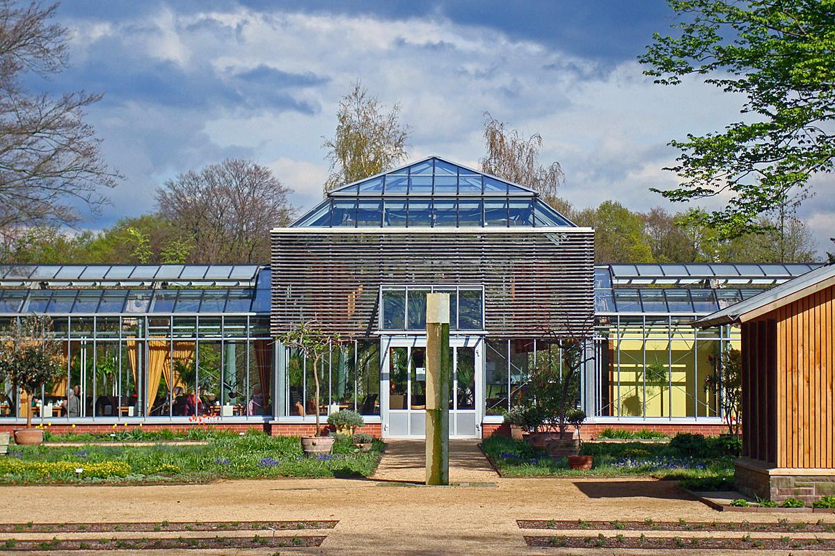Palmenhauscafé im Botanischen Garten Gütersloh