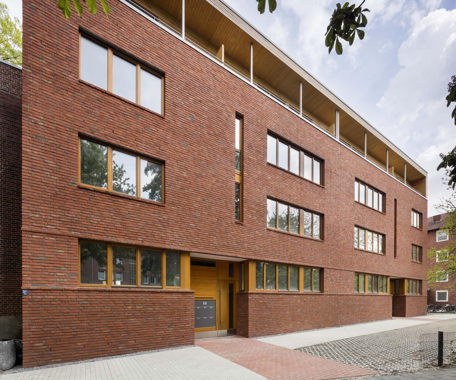 Wohnhaus Schiffahrter Damm, Außenperspektive