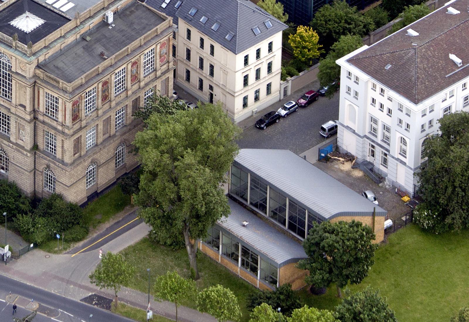 Atelierhaus Kunstakademie Düsseldorf, Luftbild