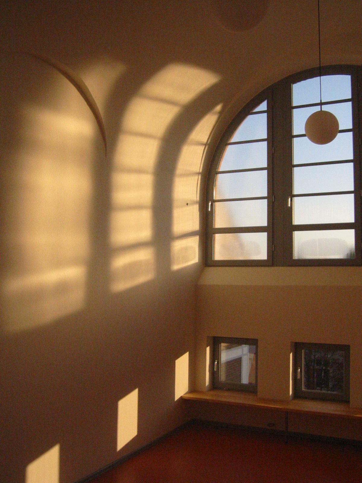 Morgenlicht im Gymnastiksaal