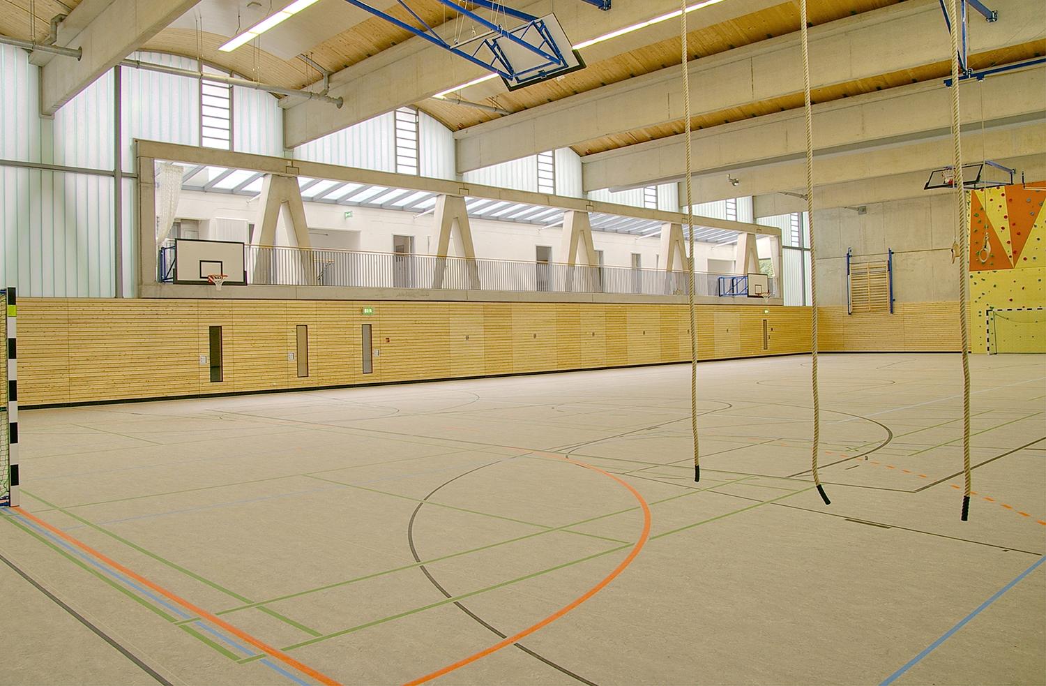Innenansicht Schulsporthalle 