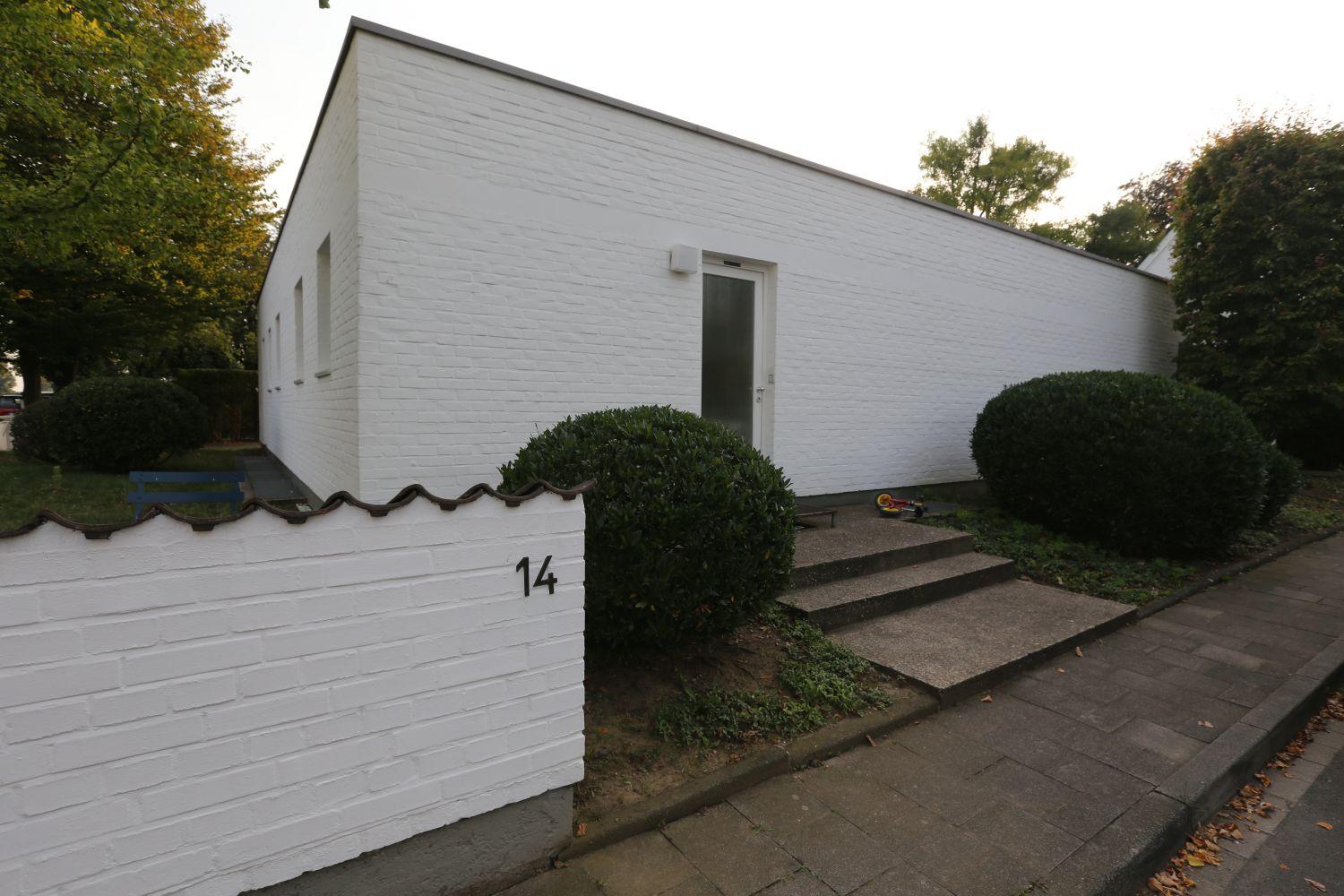 Wohn- und Atelierhaus Schwippert, Eingang