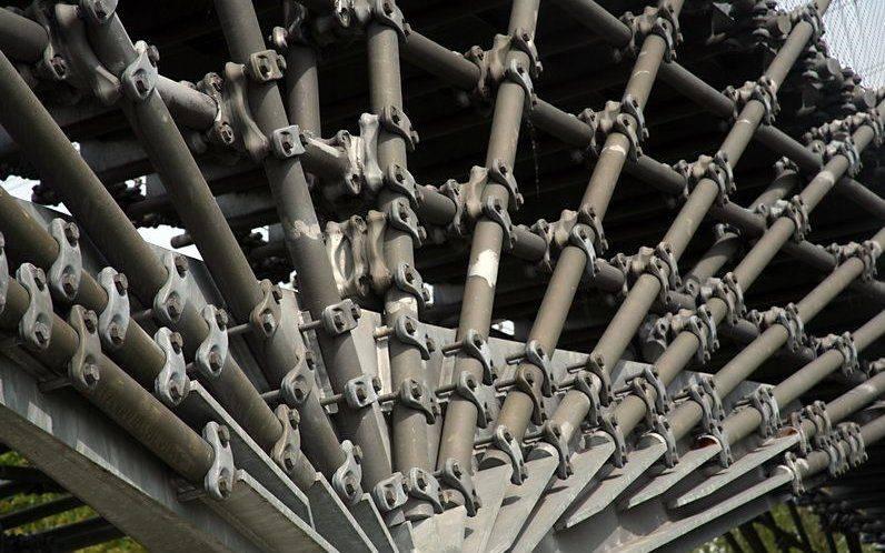 Detailansicht der Knotenverbindungen
