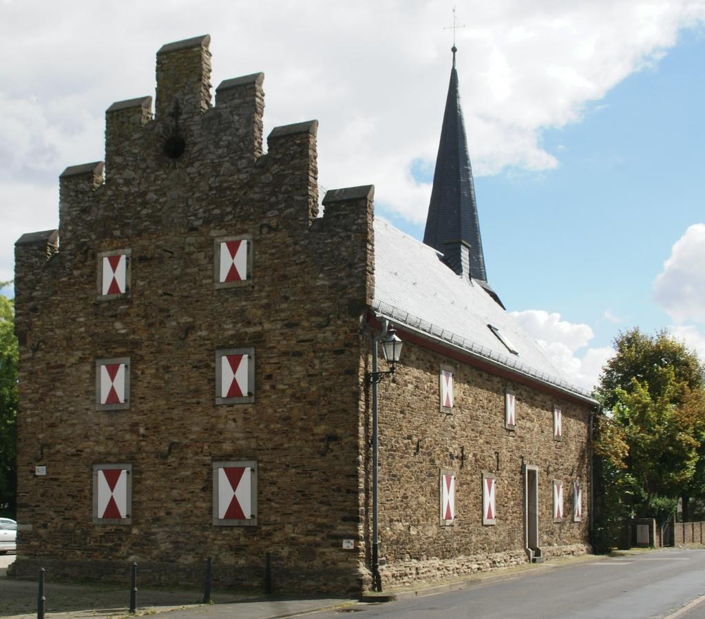 Blick auf den Treppengiebel