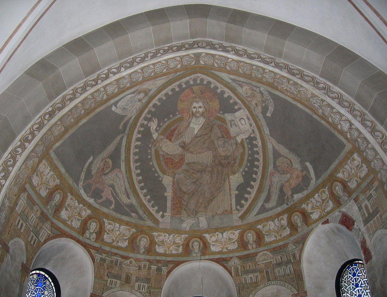 Detail Apsismalerei