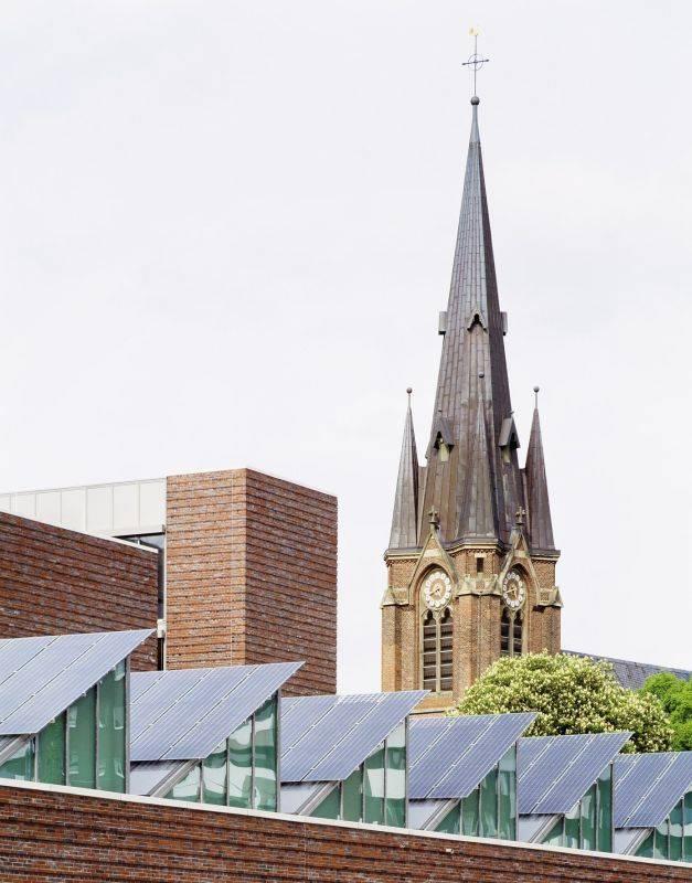 Photovoltaikanlage auf dem Museumsdach