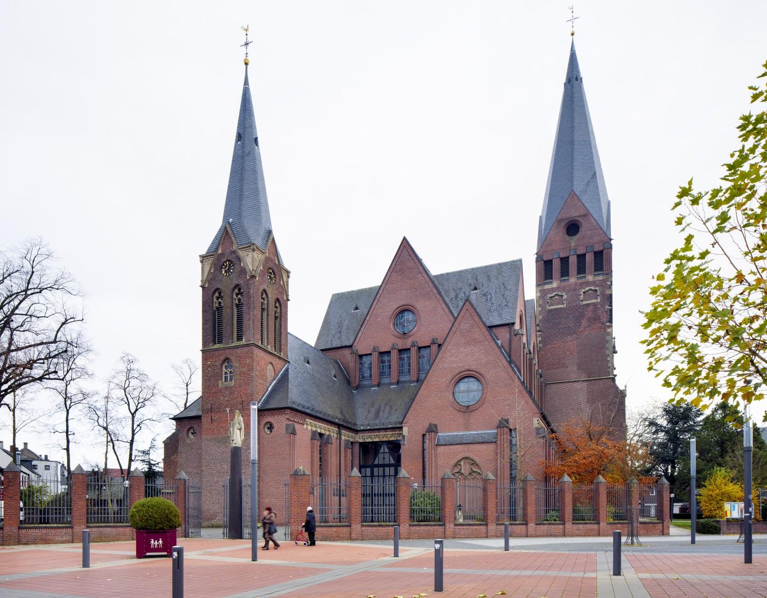 St. Antonius, Westansicht