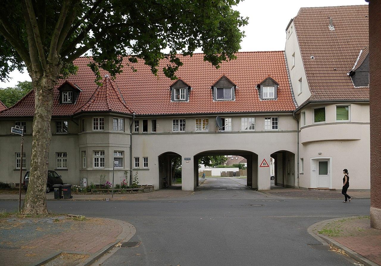 Victoria-Siedlung Lünen, Tordurchfahrt