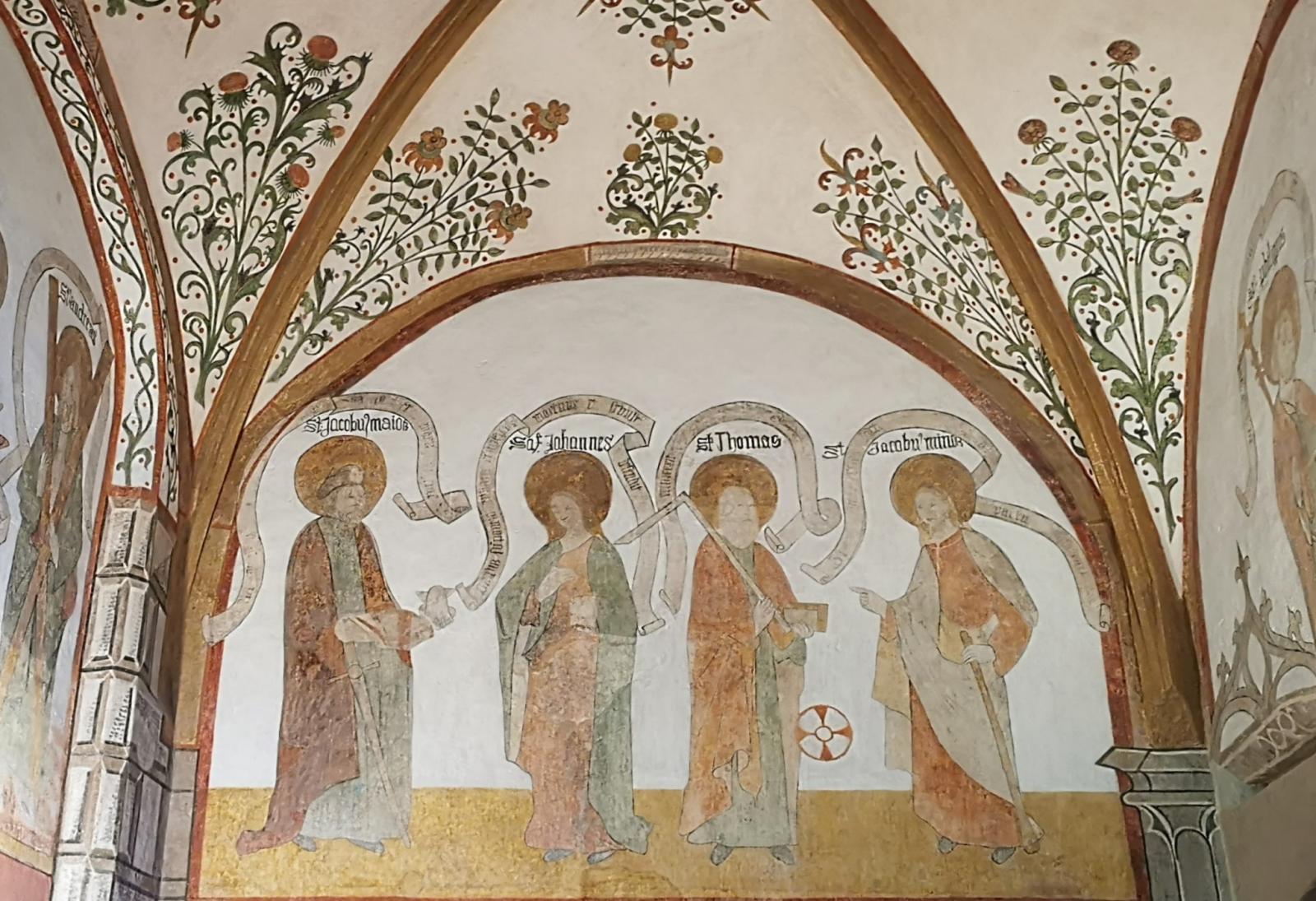 Wand- und Deckenmalereien in St. Nikolaus