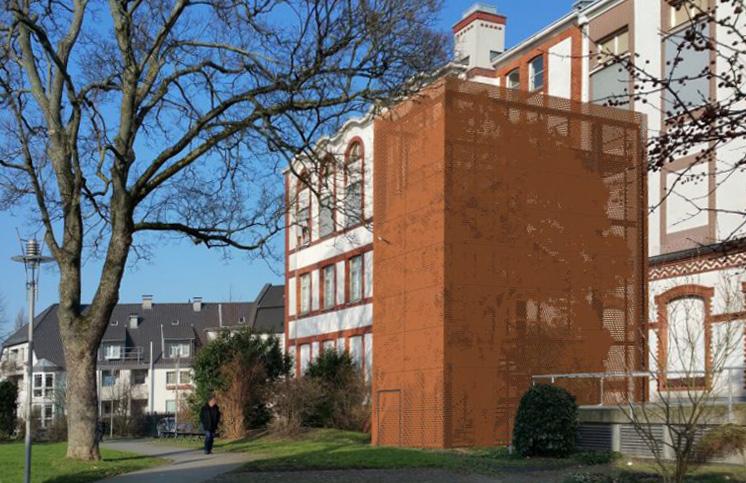 neues Fluchttreppenhaus