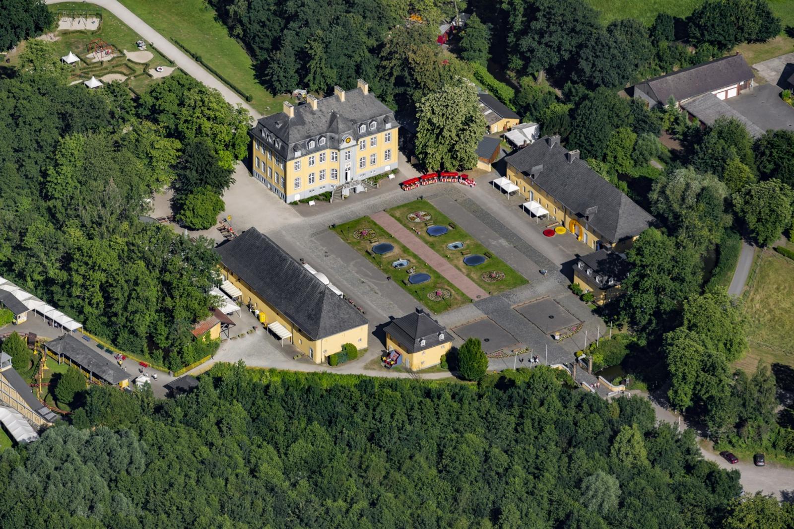Wasserschloss Haus Beck, Luftbild