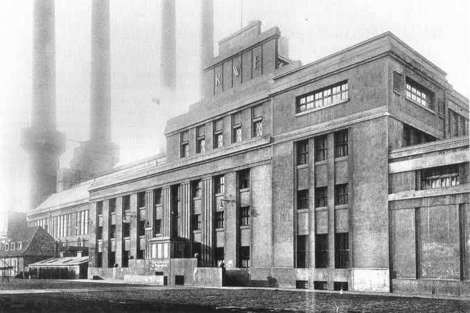 Das Kraftwerk im Jahr 1914