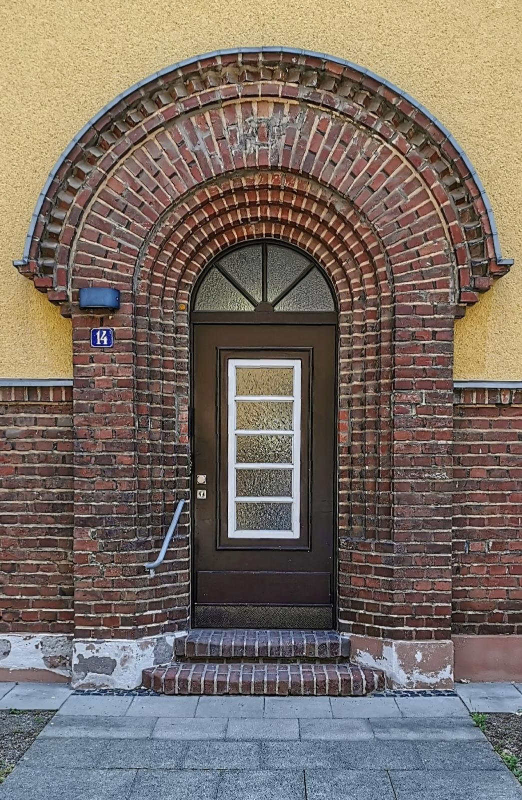 Hauseingang in der Germaniasiedlung