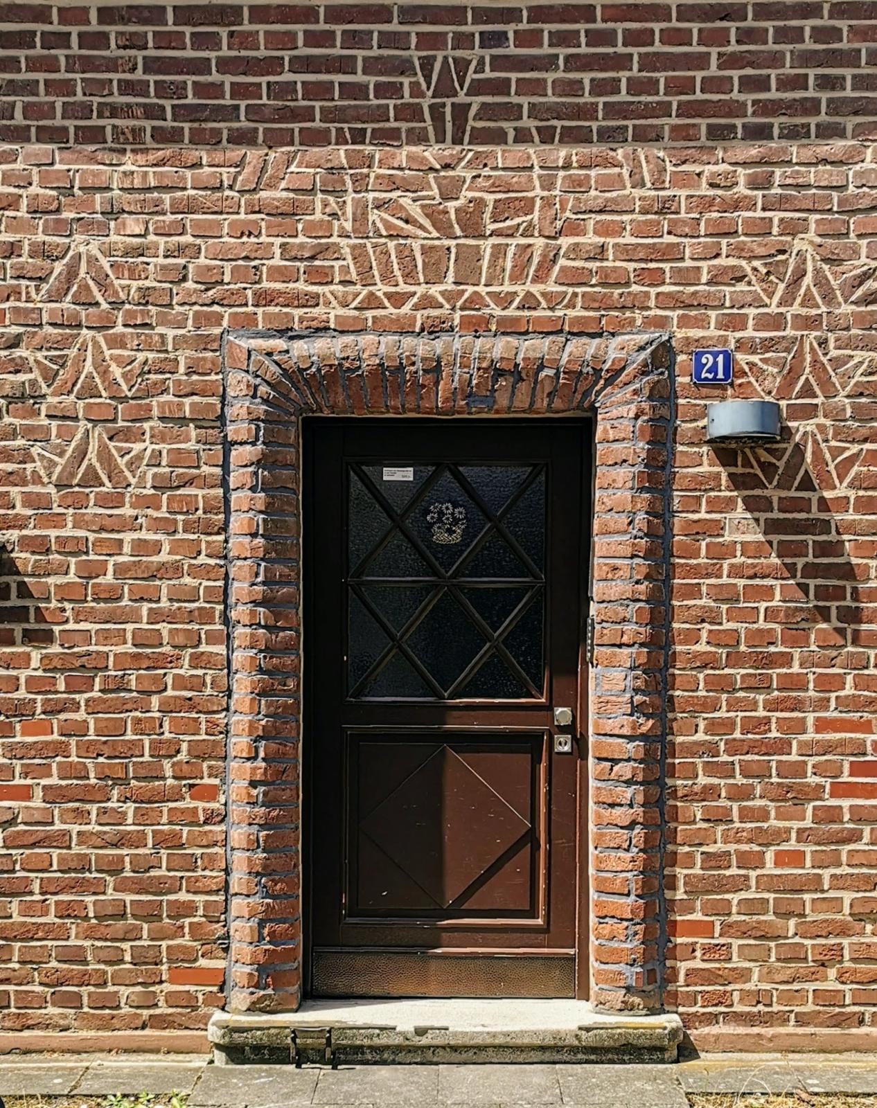 Hauseingang in der Germaniasiedlung