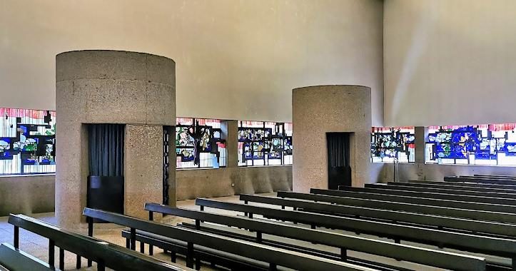 Eingestellte Betonarchitekturen