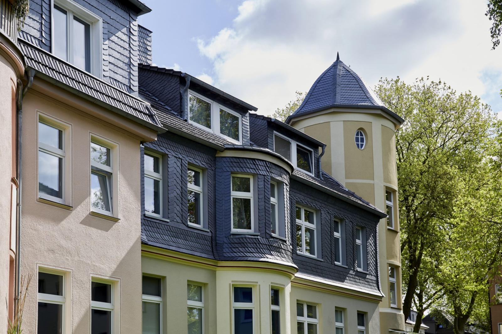 Wohnsiedlung Erbhof Bochum, Fassadendetail