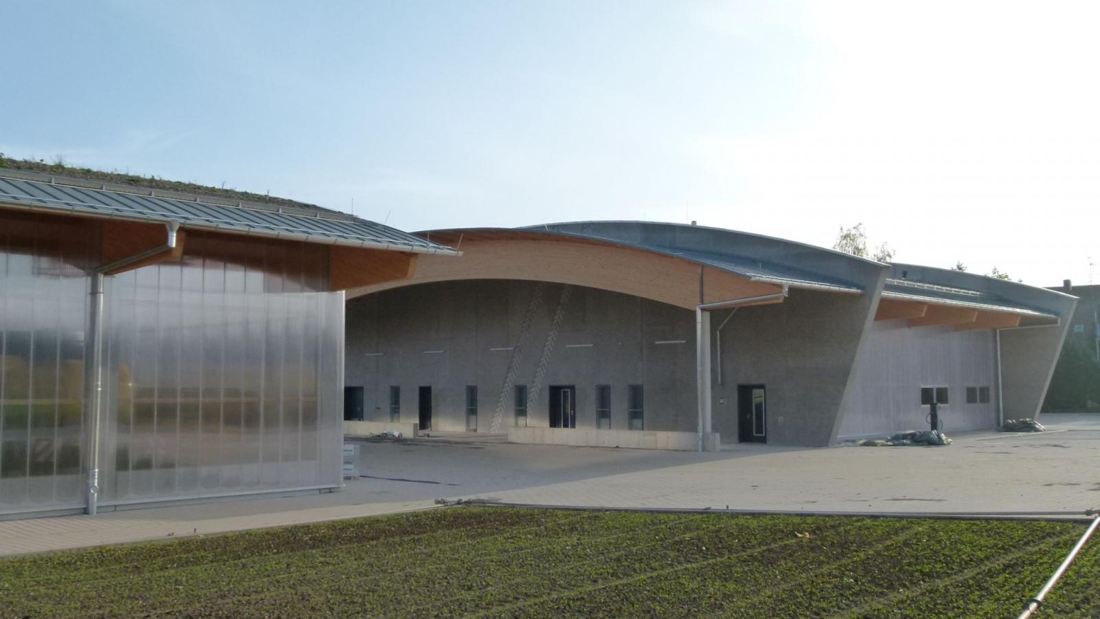 Werkstatt- und Maschinenhalle, Außenperspektive