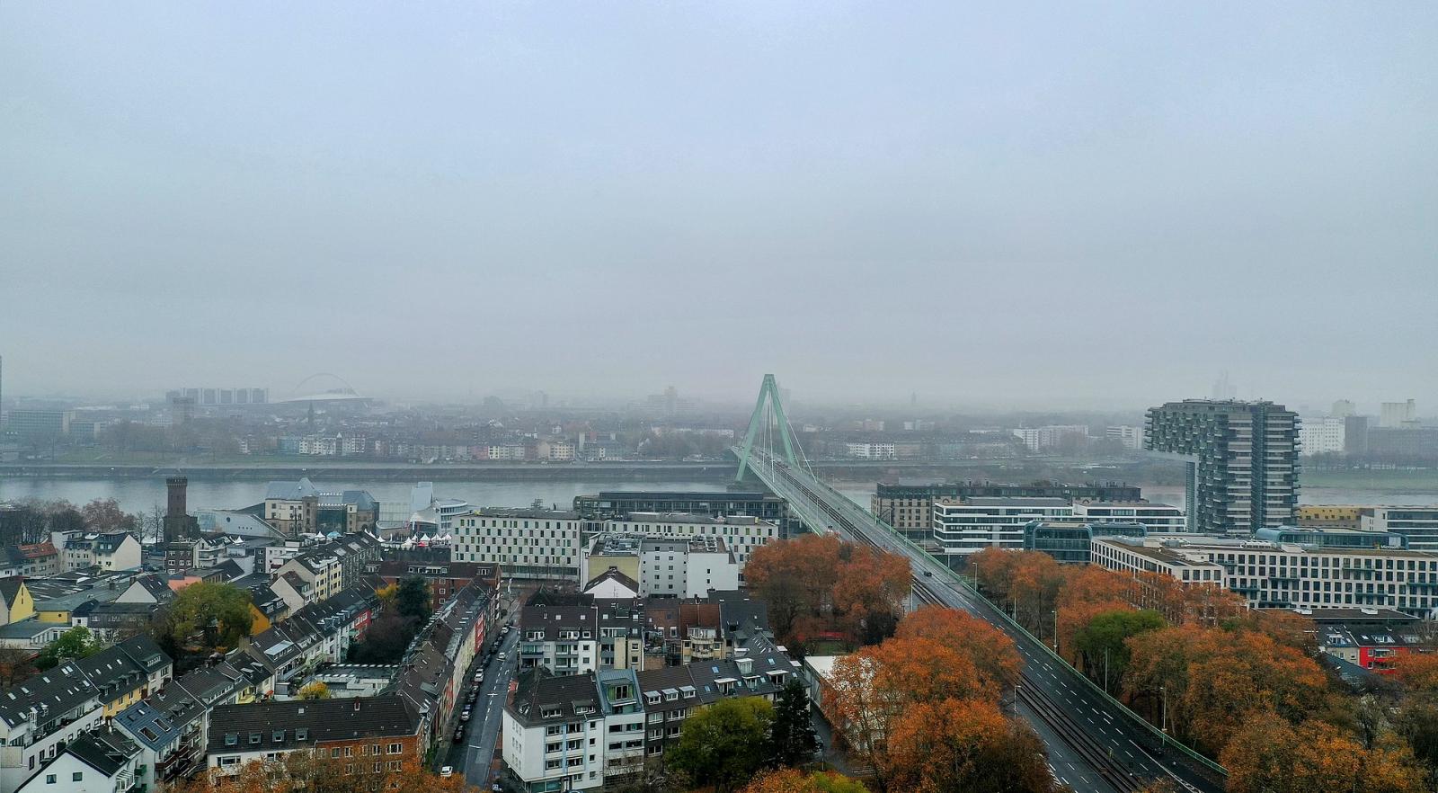Luftbild Severinsbrücke